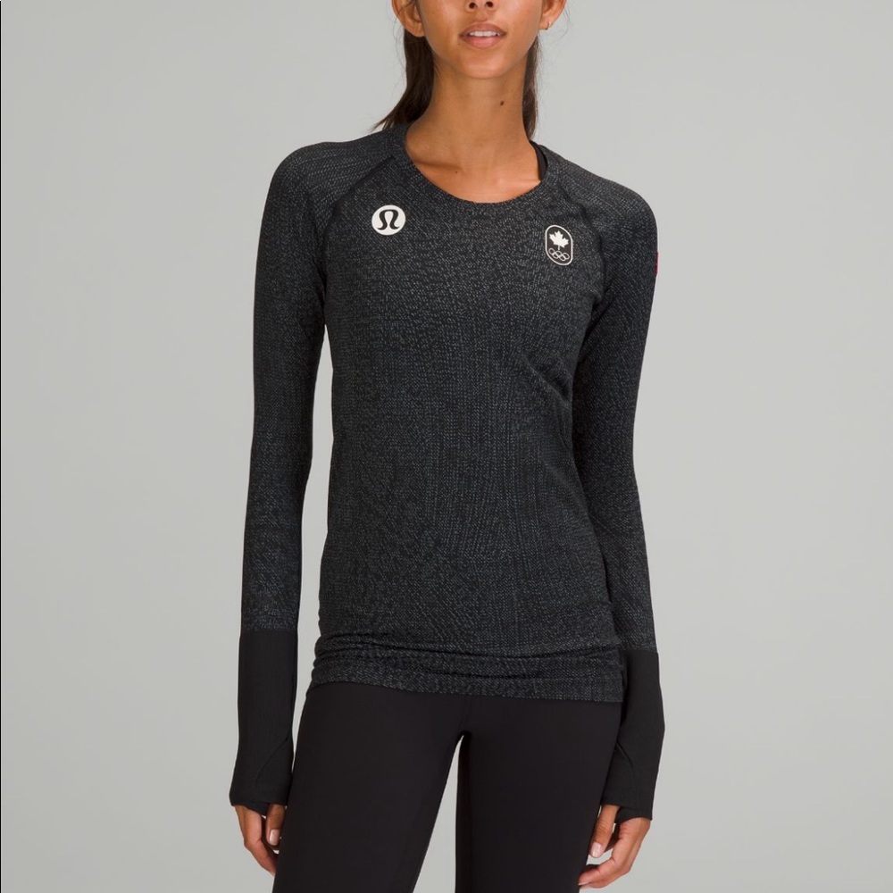Lululemon Team Canada Swiftly Tech Long Sleeve 2.0 Size 12 Sz 12 RARE